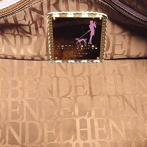 Henri Bendel Disturbed Stripe weekender with lock - Picture 11 of 16